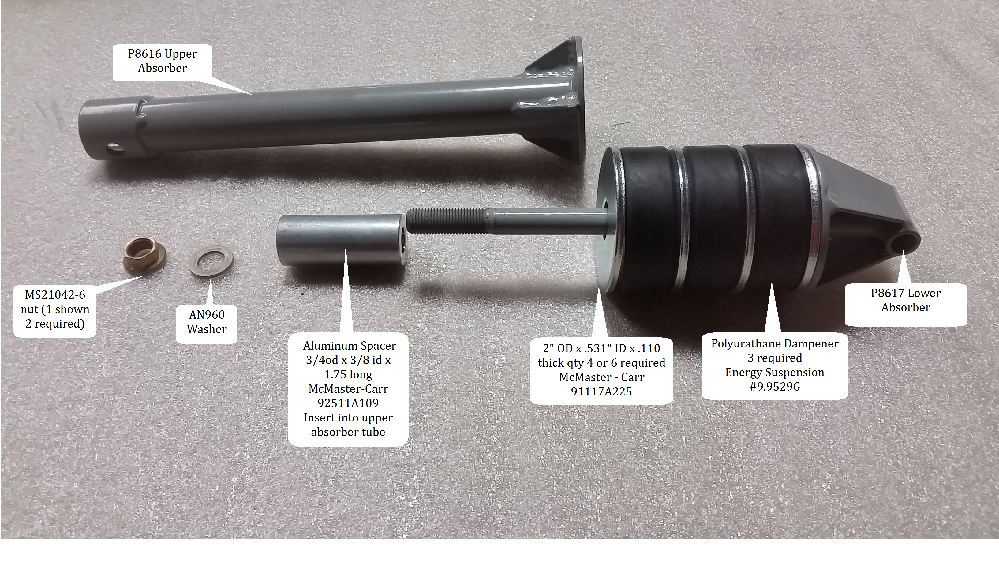 absorber parts 1