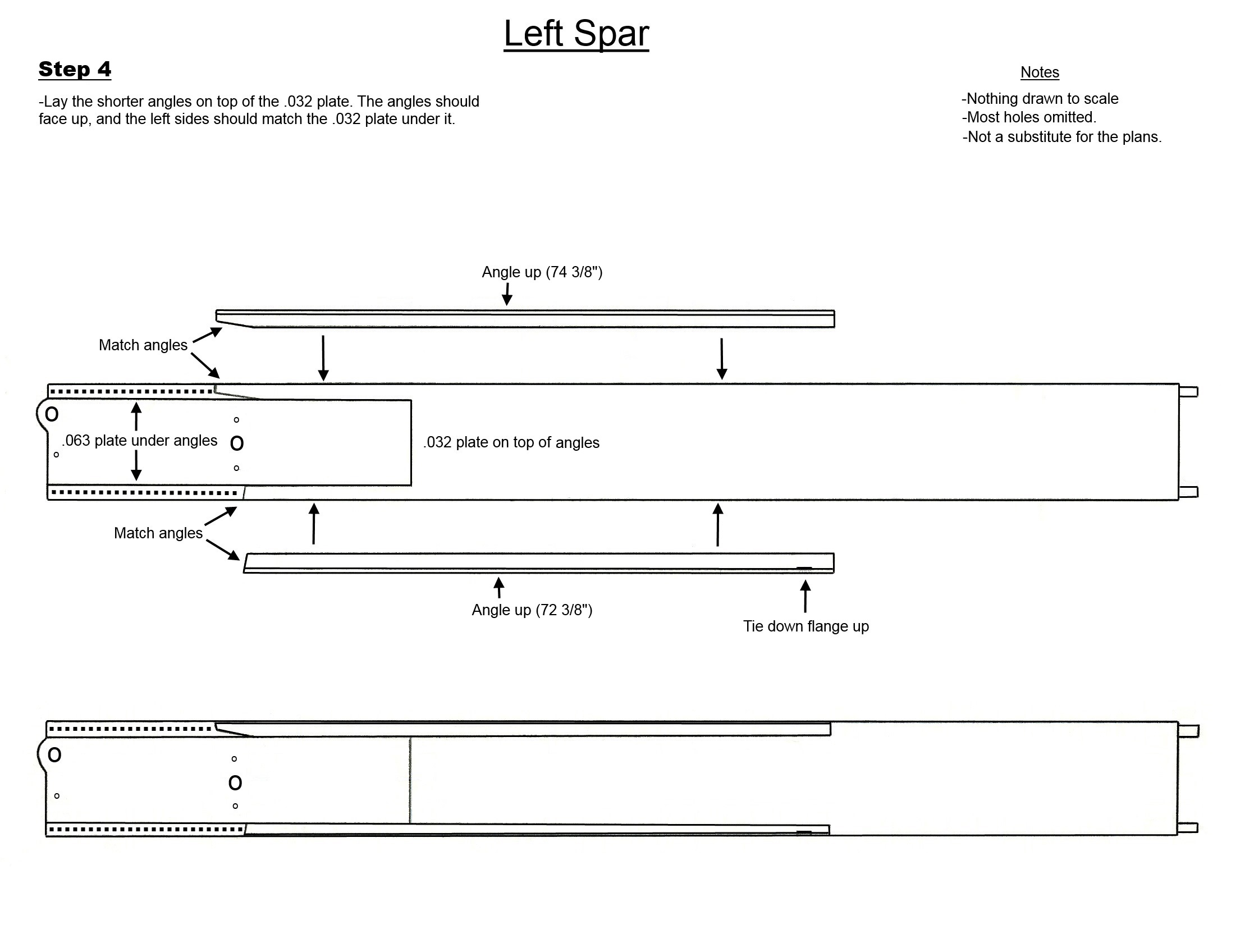 Left Spar Steps 4-5